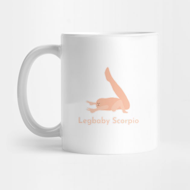 Legbaby Scorpio | Zodiac | Cute | Funny | Weird | Gift | Minimalist | Star Sign | Astrology | by WiseCat